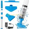 L8RE Portable Pool Vacuum Cleaner with Long Battery Life and Adjustable Nozzle for Thorough Pool and Hot Tubs Maintenance