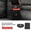 YMSOV1 Car Seatbelt Buckle Cover Protector Cover Anti-scratch Cover For Alfa Romeo Giulietta GT 159 147 156 Mito Brera Giulia Spider F1