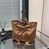 Bow Large-capacity Tote Bag Women's New Niche High-end Soft-sided Commuter Handbag Shoulder Bag Creativity