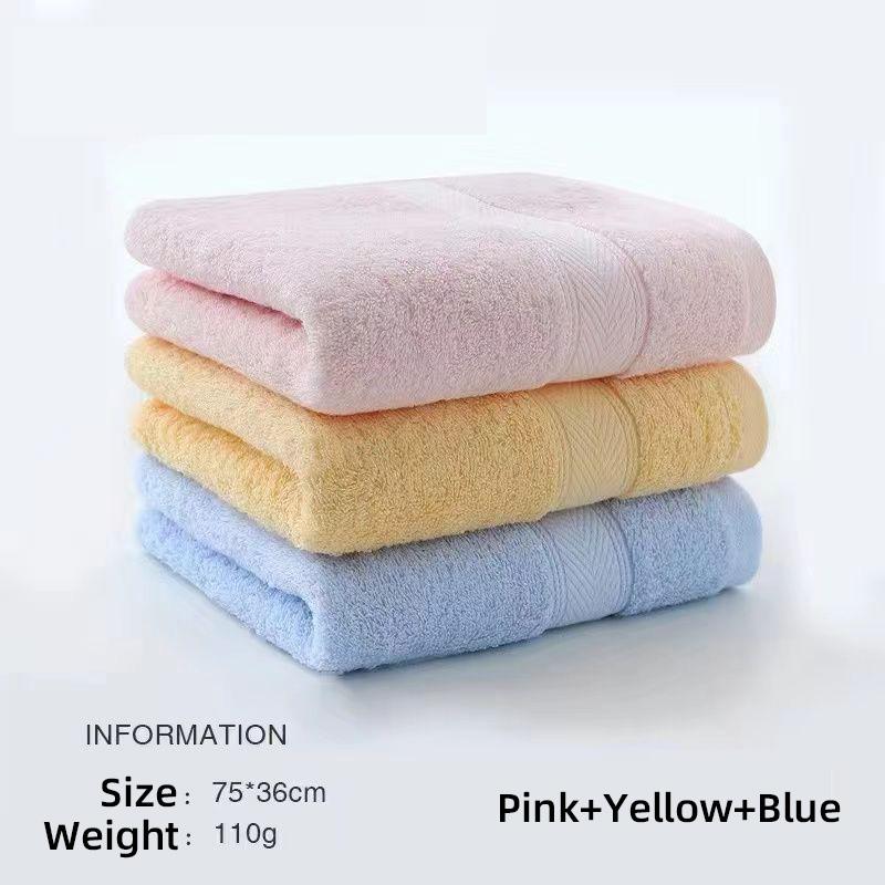 Pure Cotton Towel, Soft and Thick for Washing Face, Absorbs Water, and Wipes Face. Adult Men and Women Can Take a Shower Without Shedding Hair
