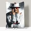 JuL C'est quand qu'il s'eteint Rapper Blanket Design Lightweight  For Dorms, Naps, Living Room, Office,Sofa,All Season