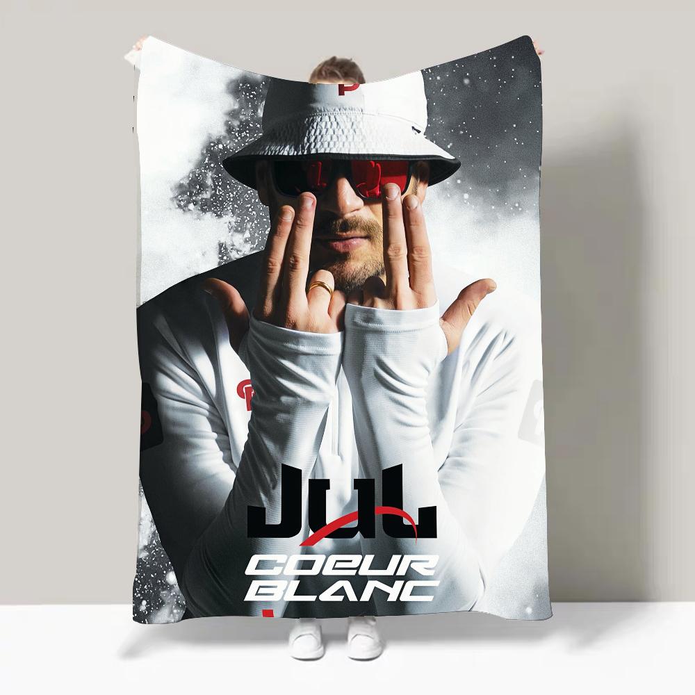 

JuL C est quand qu il s eteint Rapper Blanket Design Lightweight For Dorms, Naps, Living Room, Office,Sofa,All-Season 75x90cm