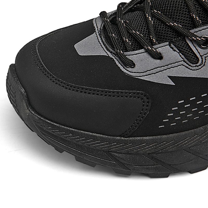 Platform Men Running Shoes Outdoor Sports Male Sneakers Warm Breathable Men'S Sneakers Walking Hiking Tennis Anti-Slip 2024 Newest