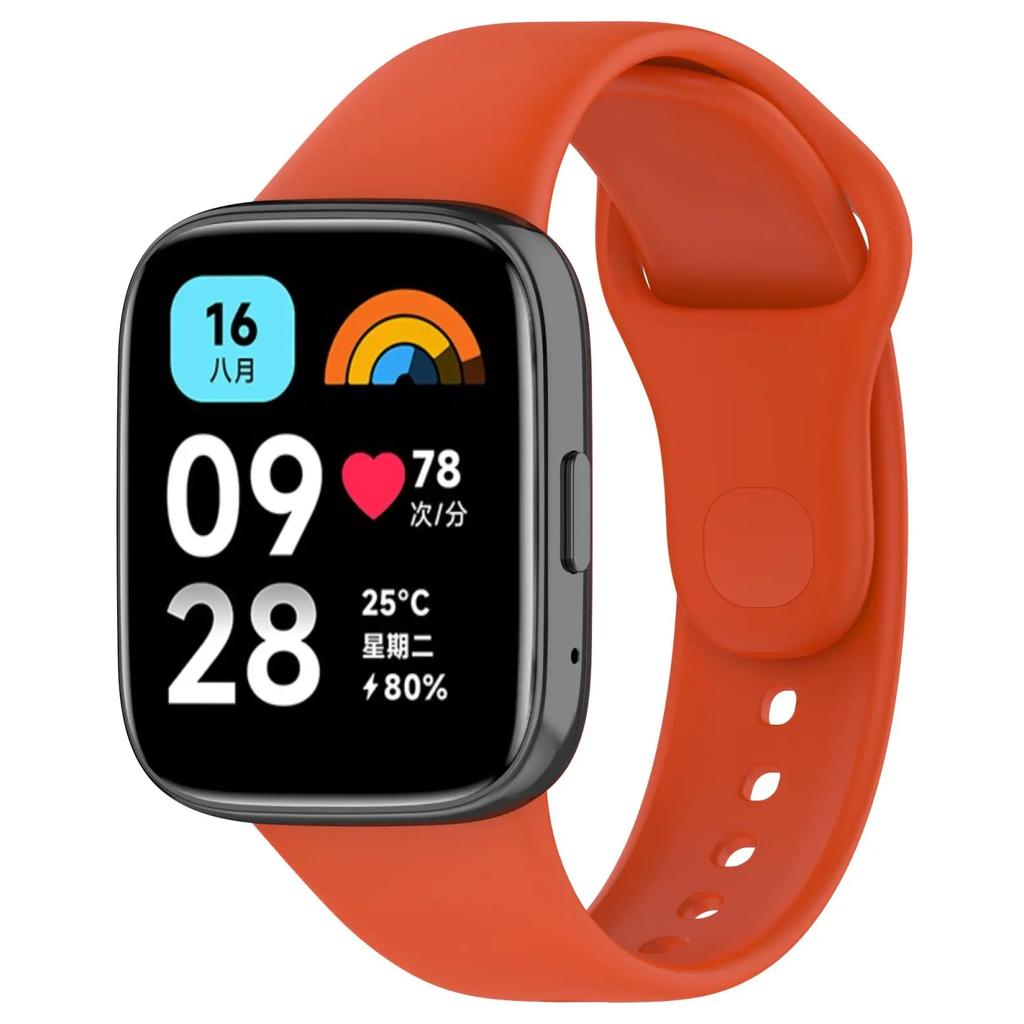 Strap for the Xiaomi Redmi Watch 3 3 Active 3 Lite Silicone Strap Bracelet Replacement Wristband Accessories Belt Correa