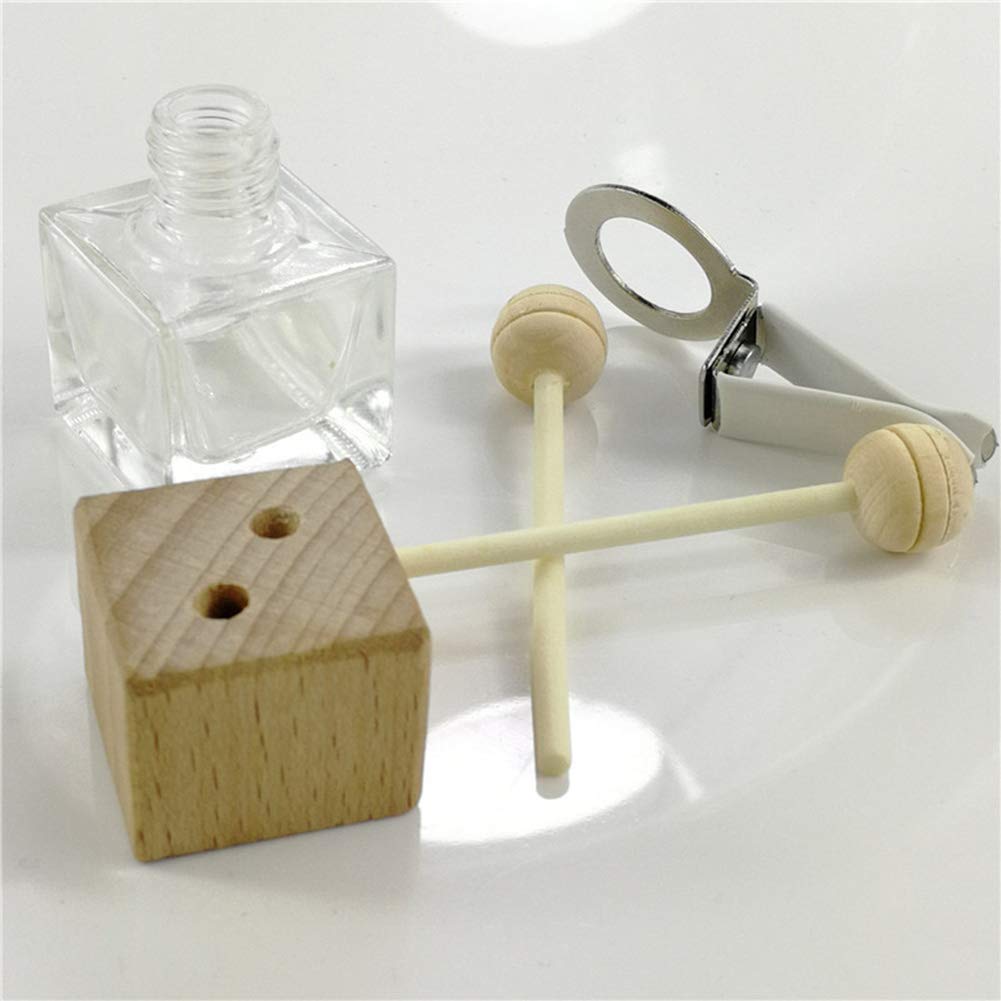 4 Pack Empty Bottle Car Vent Clip Auto Bottle Aromatherapy Ornament Decoration