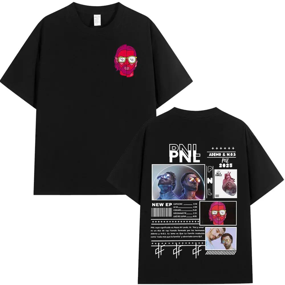 Le Monde Chico T Shirt PNL Album French Rapper Graphic Print T-shirt Women Hip Hop Fashion Short Sleeve Tee Shirt Streetwear