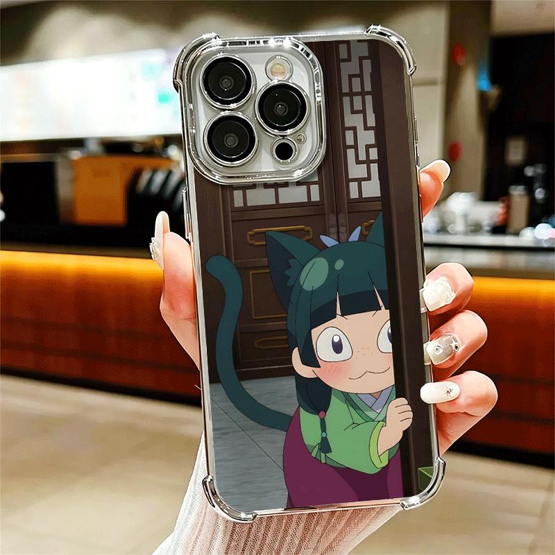 

A-Apothecary D-Diaries Cute Plating Phone Case For Iphone 16 17 Pro Max Air 16E 14 15 Plus 12 13 Mini Anti-Fall Airabag Cover iPhone 16
