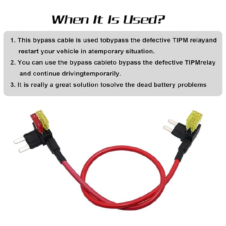 Insulated Double Head Power Tap Fuses Holder Suitable for Convenient Electrical Access in Car Motorcycles Camping Trips