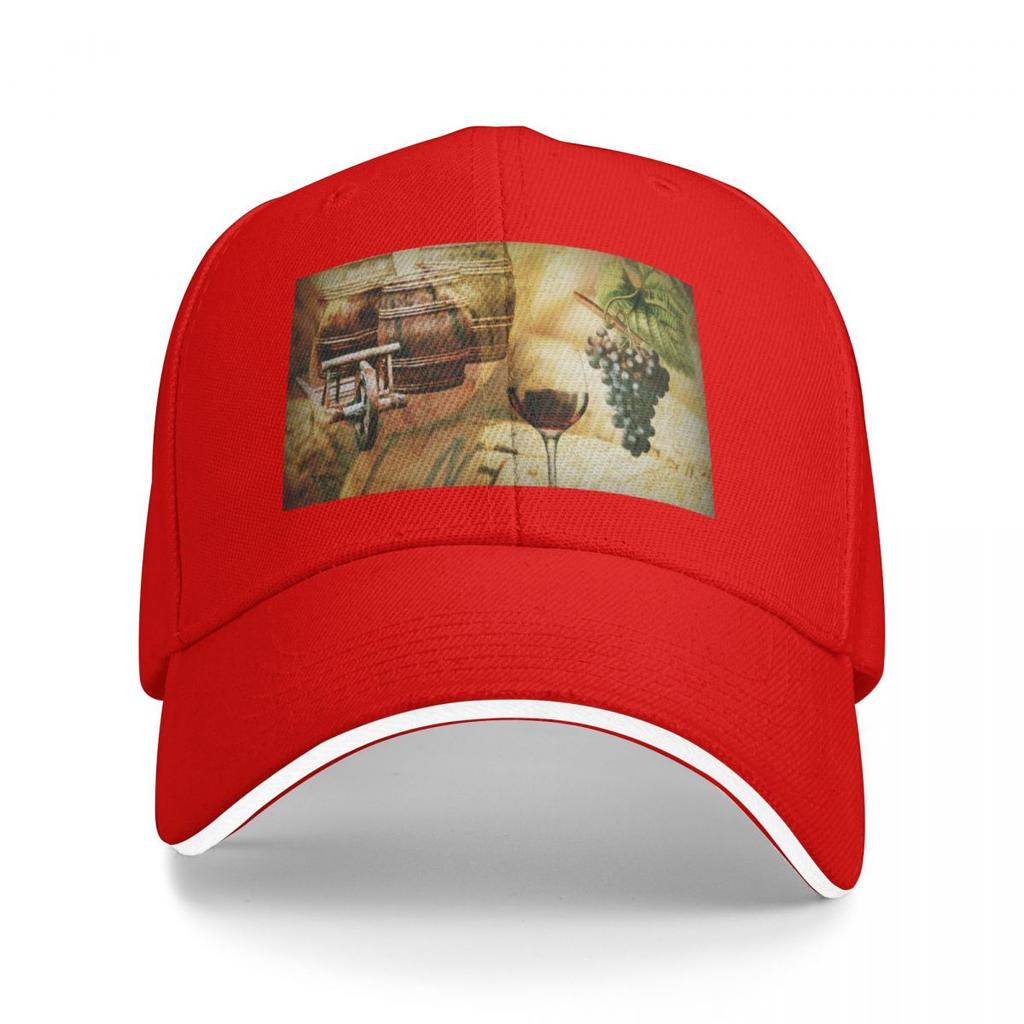 From Grapes To Wine Baseball Cap Beach Outing Custom Hat Boy Womens