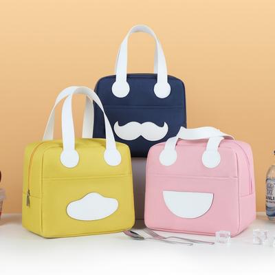 Izolovaný obědový box Velká kapacita Bento sáček Přenosná taška Moderní studentská taška na oběd Na piknik Studenti Cestování