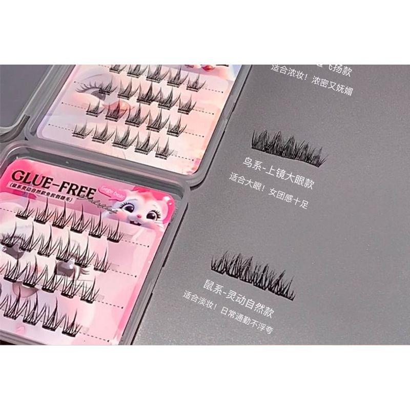 Aimo - Natural Wispy Glue-Free Cluster False Eyelashes