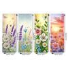 Mother's Day 4Pcs Special Shape Diamond Painting Bookmark DIY Bookmarks Diamond Painting Kits Diamond Art Bookmark with Pendant