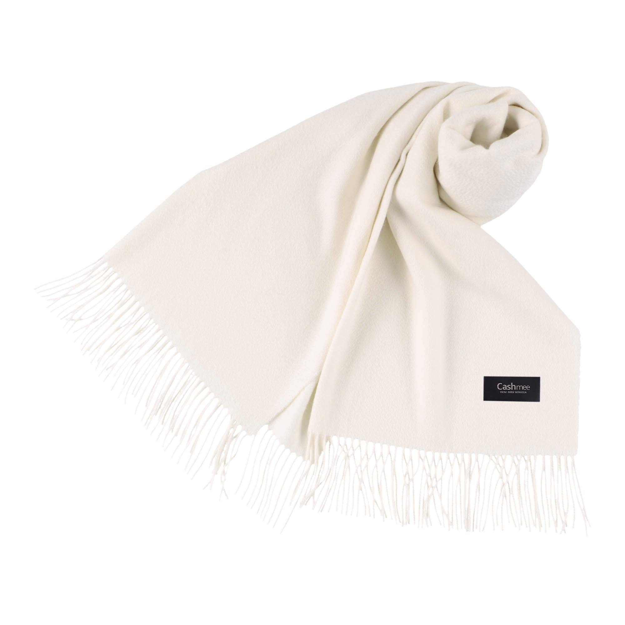 

Cashmee70 Basic Wave Off White Stole, (W)