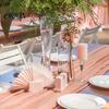 Dekorativer Tischläufer für Partys Mullläufer, Rustikaler durchsichtiger Boho Esstisch Langes Hochzeits-Mittelstück Hochzeit Brautparty Baby Weicher Stoff