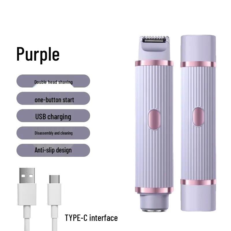 Женский электрический эпилятор с двумя головками для подмышек и всего тела