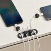 Reserved Wire Slots Multi Cord Holder Charging Cable Fixed Storage Buckle  Home Office Use