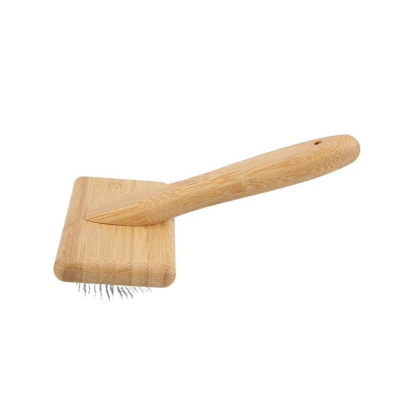 T02C!2Pcs Wool Carders, Wool Carding Comb, Hand Carders For Wool, Comb Bamboo Air Cushion Fur Rugs