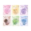Gewu Wonderland Series Vintage Smudge English Text Landscape PET Sticker Creative DIY Journal Material Collage Stationery