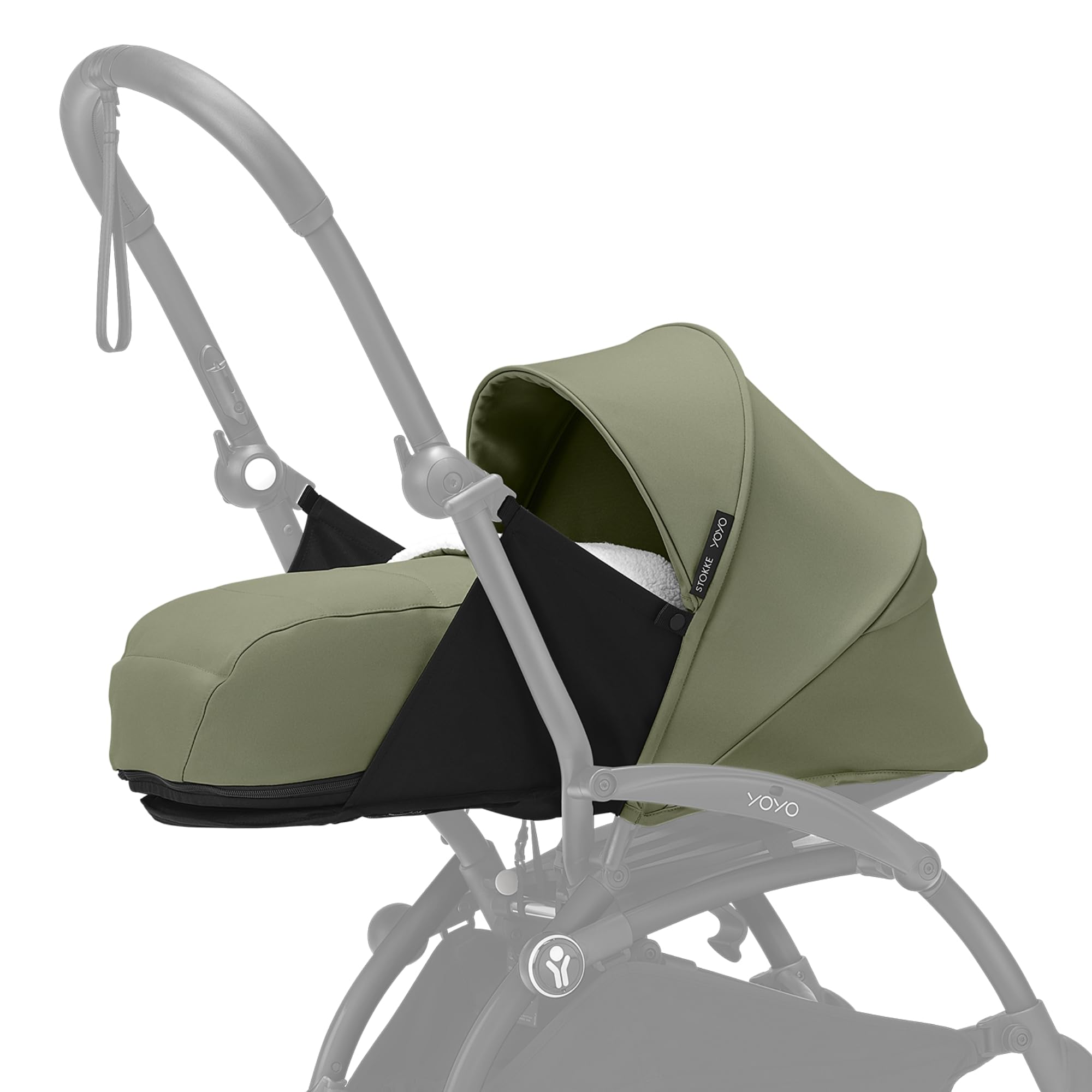 

Stokke (Official) YOYO Stroller Accessories, Newborn Pack (0-6 Months), Suitable for Newborns, Type A, Olive (Stroller sold separately)