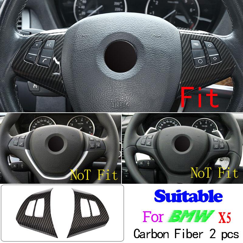 Car Accessories Carbon Fiber Style For BMW X5 X6 E70 E71 2008-2013 ABS Car Interior Decoration Strip Frame Cover Trim Sticker