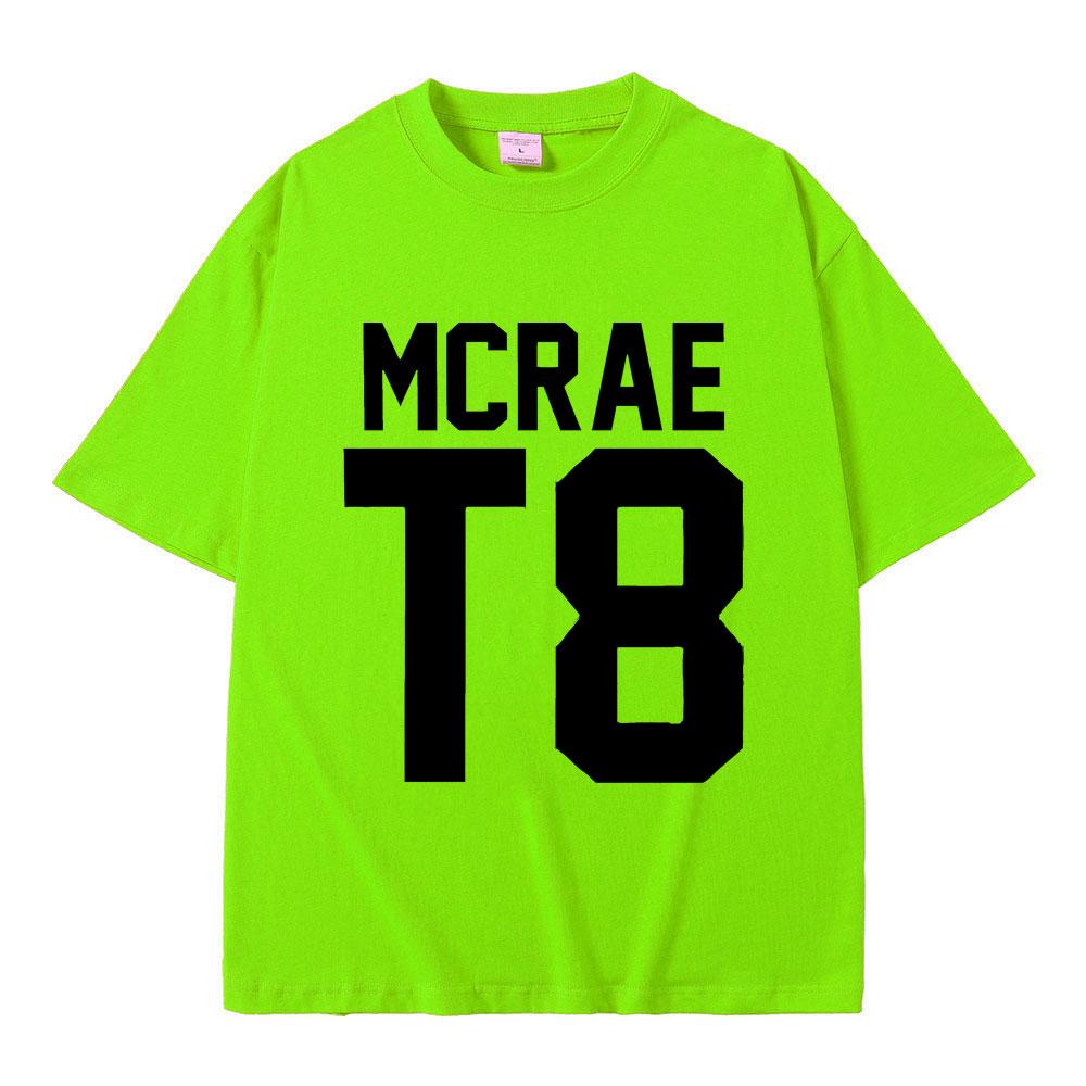 Singer Tate Mcrae T8 Graphic T Shirts Men Women Fashion Vintage Trend T-shirt Summer Male Casual Oversized Crewneck Short Sleeve