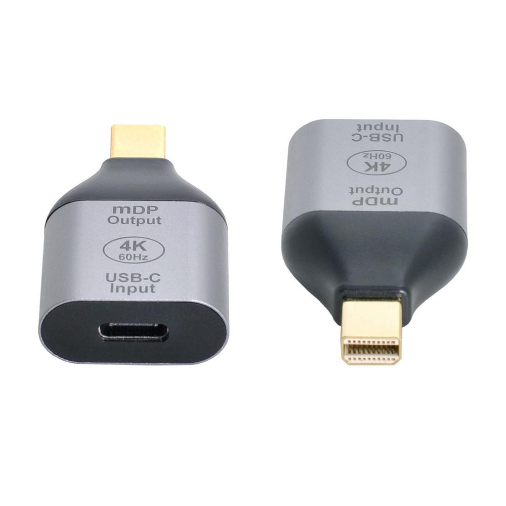 

UC-012-MDP USB-C Female to Mini DisplayPort Male HDTV 4K/60Hz 1080P Adapter for Tablet/Phone/Laptop As Shown A