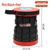 Rainbow Telescopic Adjustable Folding Stool for Leisure, Fishing, and Household Use