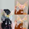 Sweet Big Butterfly Wing Hairpins Mesh Flower Headband Fashion Children's Headdress Party