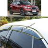 For NISSAN KICKS 2017 2018    Car Body Styling Sticker Plastic Window Glass Wind Visor Rain/Sun Guard Vent Parts