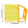 Brosse de nettoyage de vitres en microfibre pour climatiseur, nettoyeur de poussière, lavage de lame de store vénitien, chiffon de nettoyage, outil de cuisine