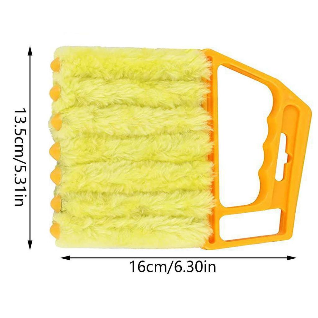 Brosse de nettoyage de vitres en microfibre pour climatiseur, nettoyeur de poussière, lavage de lame de store vénitien, chiffon de nettoyage, outil de cuisine