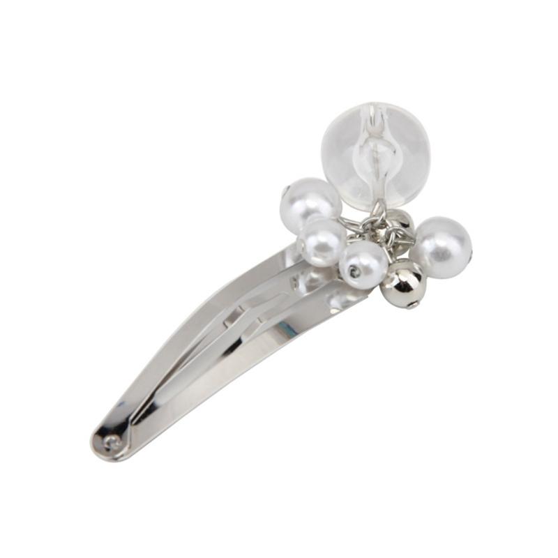 

Fashionable Hair Fixation Accessory Beautiful Pearls Hair Clip Accessory Unique Hair Pin Barrettes for Parties Dates 1