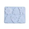 Weihnachtsform DIY Harz Kristall Epoxidform Schneeflocke Elch Anhänger Schlüsselanhänger Angebot Schmuck Silikonform Set Für Harz