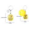 Zinc Alloy Pickleball Racket Keychain For Bags Wallets Car Key Pendants Cute Mini Pickleball Sports Souvenir Keychain