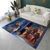 Cartoon S-Sandbox Pixel Bulding Game Non-Slip Area Rug for Living Room,Bedroom,Playroom,Carpet Floor Mat Home Decor Rug Kid Room