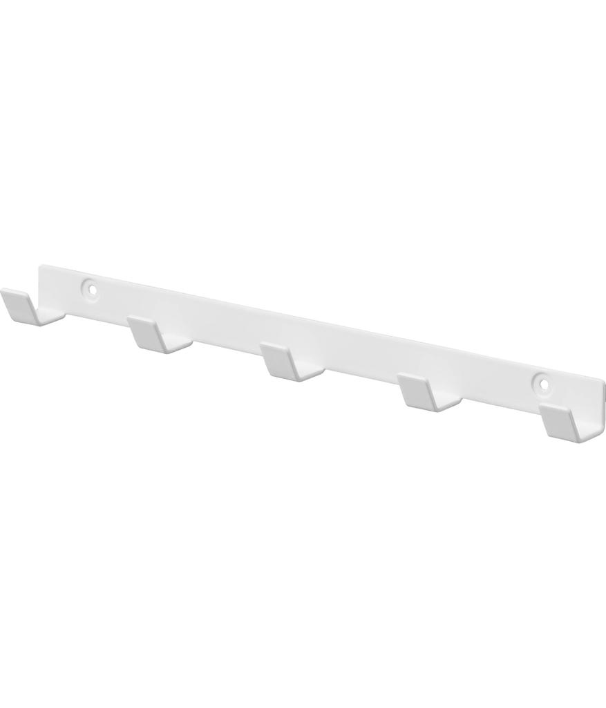 Yamazaki Smart Wall Compatible with Drywall W30 x D3 x Drywall Tweezers and Wood Smart Wall Wall Discreet Product Number 1568 Hook, Walls, W30, White,