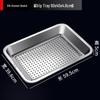 Commercial 304 Stainless Steel Perforated Steaming Tray