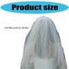 Luxurious Beadwork Pearls Decors Wedding Veil Tulle Bride Veil with Comb For Bridal Shower and Bachelorette Parties