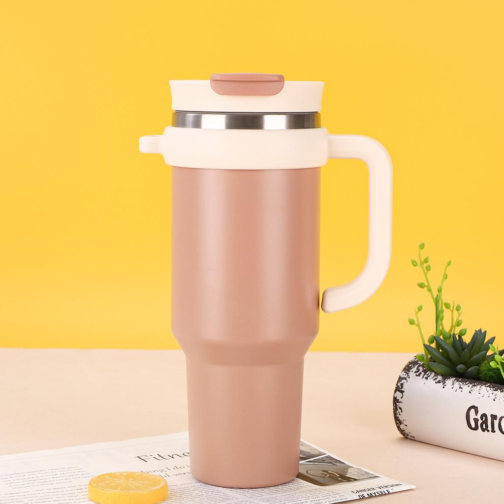 New Double Drink Ice Bula Cup Mug Stainless Vacuum Mug Big Cap Portable Water Cup Durable Durable Useful Useful Secure