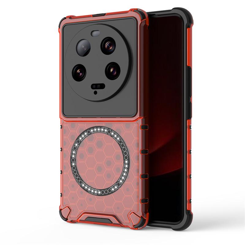 Universal Honeycomb Magnetic Case for Redmi K60 Extreme/Xiaomi 15T Pro - Heat Dissipation & Anti-Fall Protection