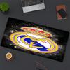 Tappetino per Mouse Stampa Real Madrid, per Tastiera, Tappetino per Laptop PC per Ufficio, Casa, Decorazione Scrivania, Regalo di Compleanno Perfetto per i Giocatori