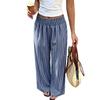 Women Striped Straight Leg Casual Vacation Long Pants