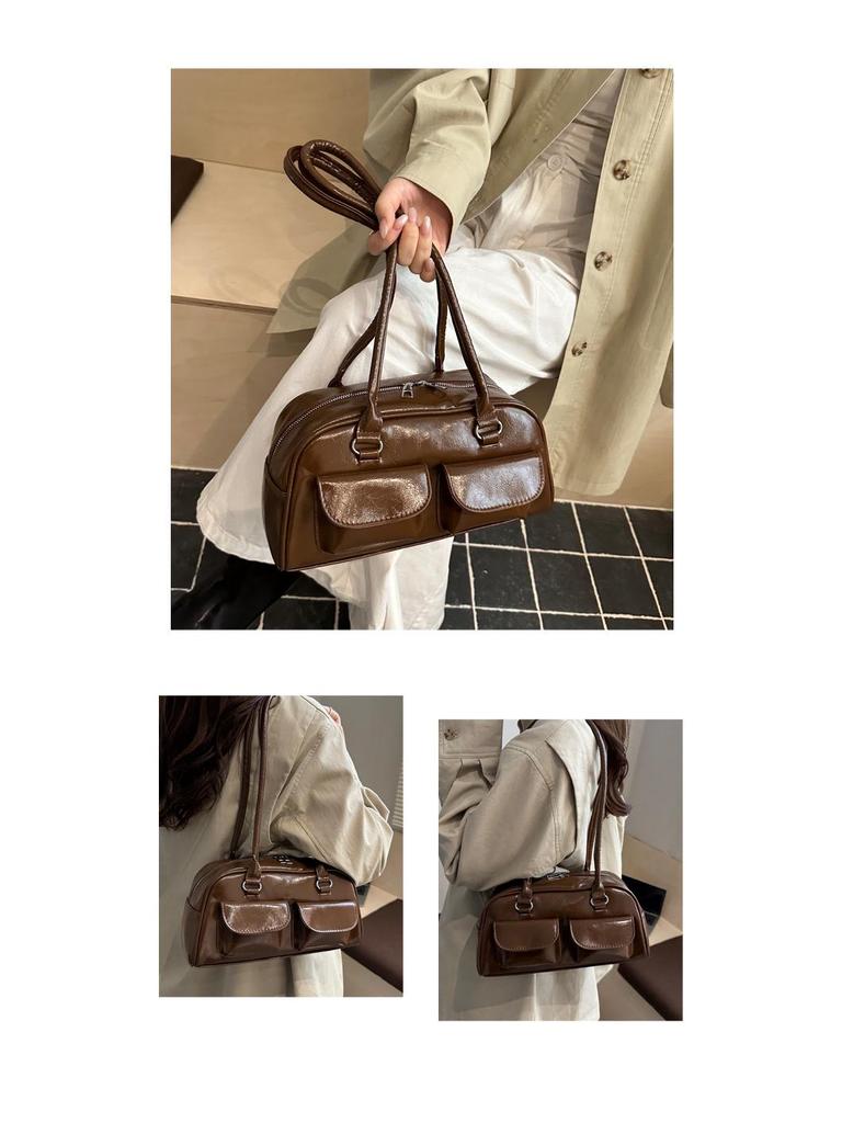 Korean Style Women's 2025 Retro Pillow Shoulder Bag