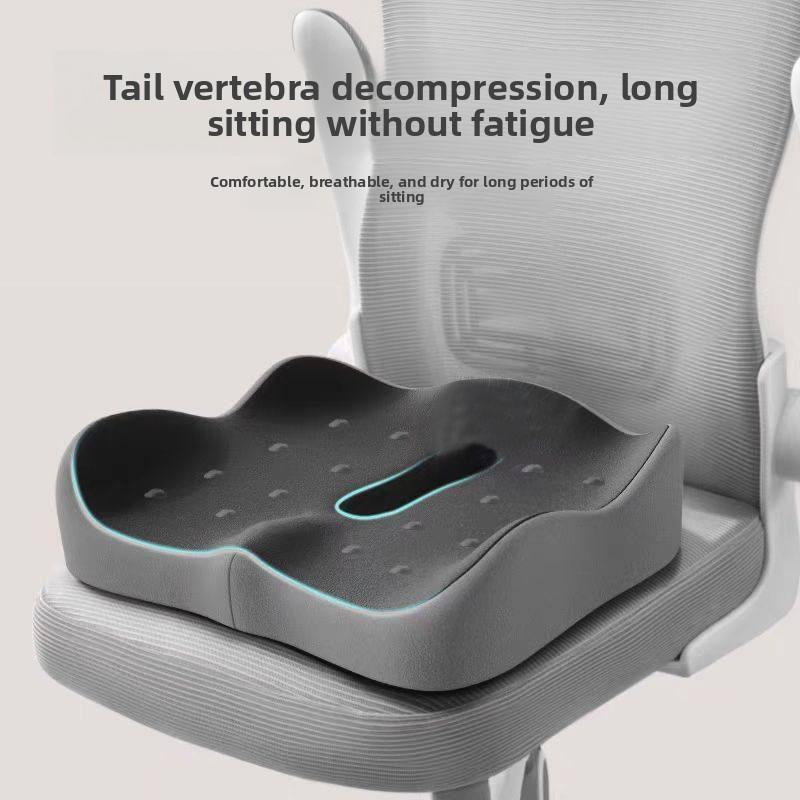 Memory Cotton Seat Cushions Tailbone Decompression Cushions Office Sedentary Artifacts Chairs Comfortable Waist Backrests