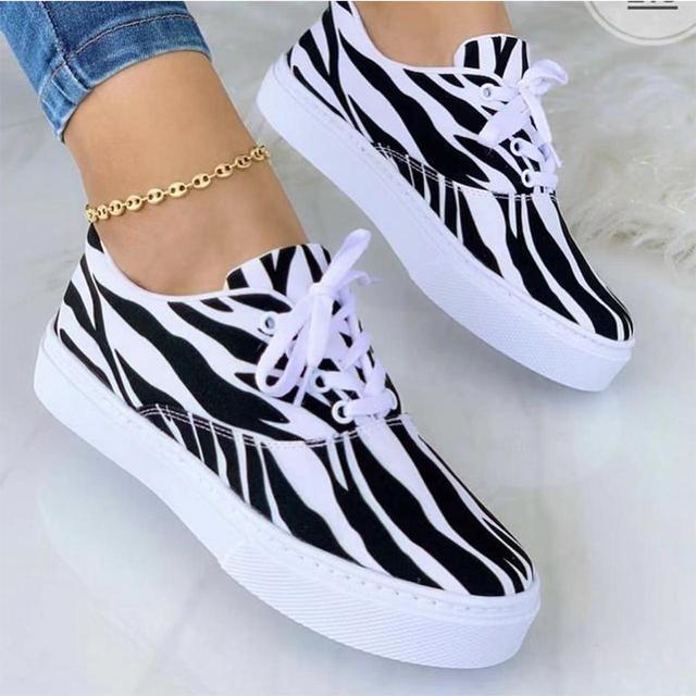 Women Flats Sport Canvas Shoes Summer New Sneakers Fashion Running Shoes Platform Women Shoes Walking Lace -Up Mujer Zapatos
