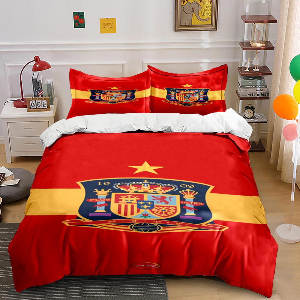 Set Biancheria da Letto Bandiera Spagnola Set Biancheria da Letto (1 copripiumino, 2 federe, piumino non incluso)