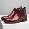 Autumn Martin Boots Men's High Top Business Casual Leather Shoes Large Size Chelsea Boots Men's