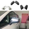 Car Back Rear View Rearview Eyebrow For Toyota Alphard Vellfire 2016 2017 2018   Lamp Mirror Cover Sticker Trim Frame