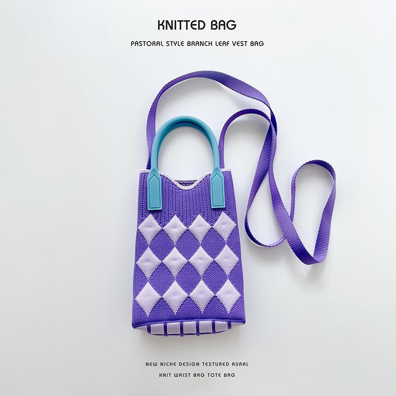 Pink Heart-Shaped Mini Mobile Phone Crossbody Bag Coin Purse