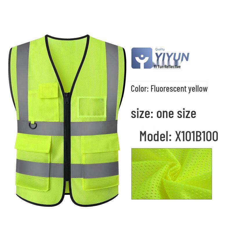 

Ally Mesh Breathable Reflective Safety Vest